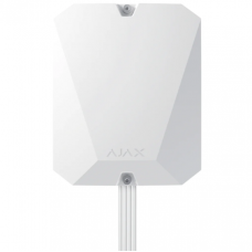 Модуль Ajax MultiTransmitter Fibra white для інтеграції сторонніх дротових датчиків