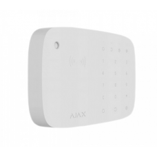 Бездротова сенсорна клавіатура з сиреною Ajax KeyPad Combi Біла