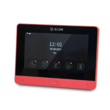  Комплект Wi-Fi відеодомофонa 7" BCOM BD-760FHD/T Red з підтримкою Tuya Smart + BT-400FHD Black