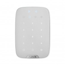 Дротова сенсорна клавіатура Ajax KeyPad Fibra white