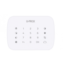  Бездротова сенсорна клавіатура для чотирьох груп U-Prox Keypad G4 White