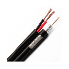 Коаксіальний кабель з живленням Trinix RG-59+2*0.5mm мідний, вуличний