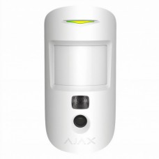  Бездротовий датчик руху Ajax MotionCam white (PhOD) з фотофіксацією по тривозі та за запитом
