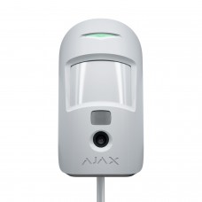 Дротовий датчик руху Alax MotionCam Fibra white з підтримкою фотоверифікації тривог
