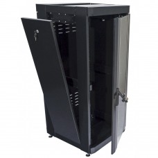 Серверна шафа CMS 19" 18U, 610х675 мм (Ш*Г), посилена, чорна 