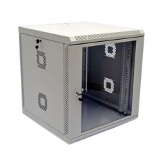 Серверна шафа CMS 12U, 600х500х640 мм (Ш*Г*В), акрилове скло, сіра