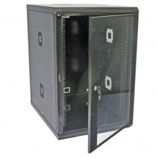 Серверна шафа CMS 18U, 600х800х907мм (Ш*Г*В), акрилове скло, чорна