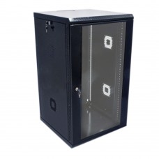 Серверна шафа CMS 21U, 600х600х1040мм (Ш*Г*В), акрилове скло, чорна
