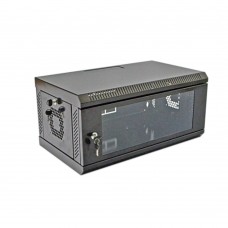 Серверна шафа CMS 4U, 600х350х284 мм (Ш*Г*В), акрилове скло, чорний