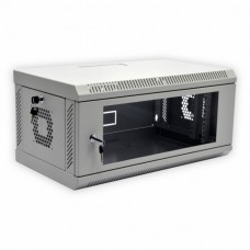 Серверна шафа CMS 4U, 600х350х284 мм (Ш*Г*В), акрилове скло, сірий