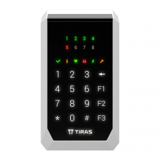 Сенсорна клавіатура Tiras Technologies K-PAD4+ для керування охоронною системою Orion NOVA