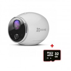 IP відеокамера 1 Мп Wi-Fi з АКБ Ezviz CS-CV316 2 мм