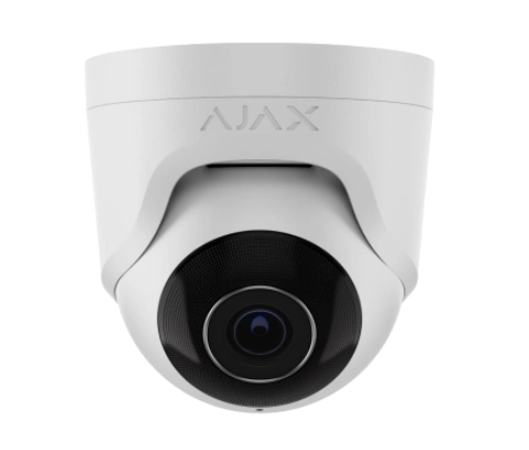  IP відеокамера  купольна  5 Мп Ajax TurretCam (8EU) ASP white 2.8 мм